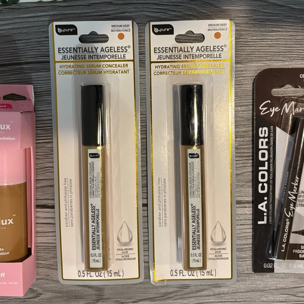 Bundle of 4 Makeup to include concealers and Eye Marker